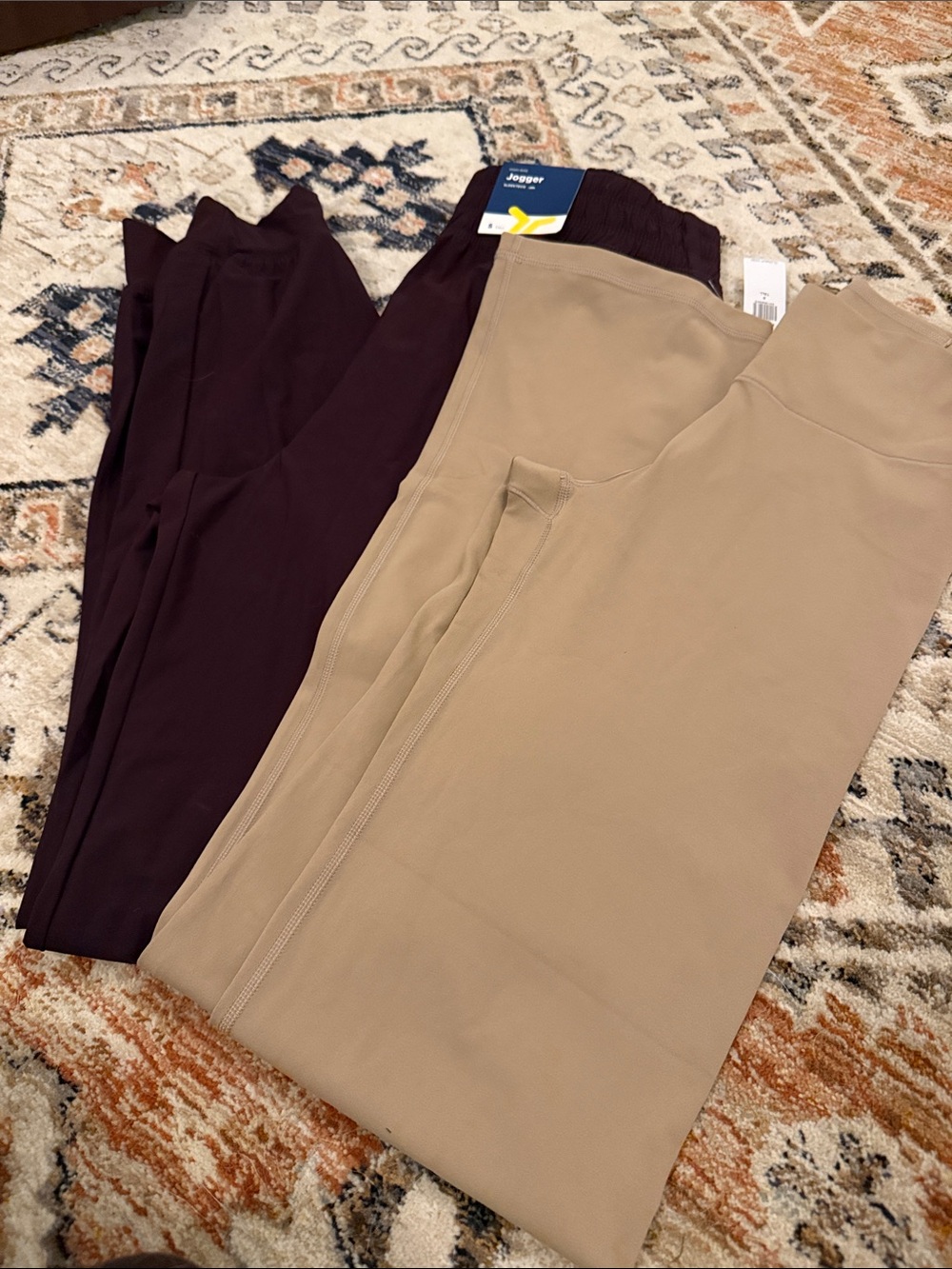 Lot of Two NWT Old Navy Activewear Studio Smooth Pant Sleek Tech Jogger M Tall